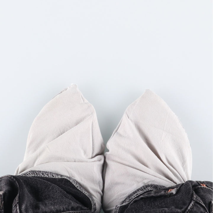 2000'S Levi's 505 Regular Fit Black Denim Tapered Denim Pants, Men's Size 34 cotton black type Vintage Second Hand