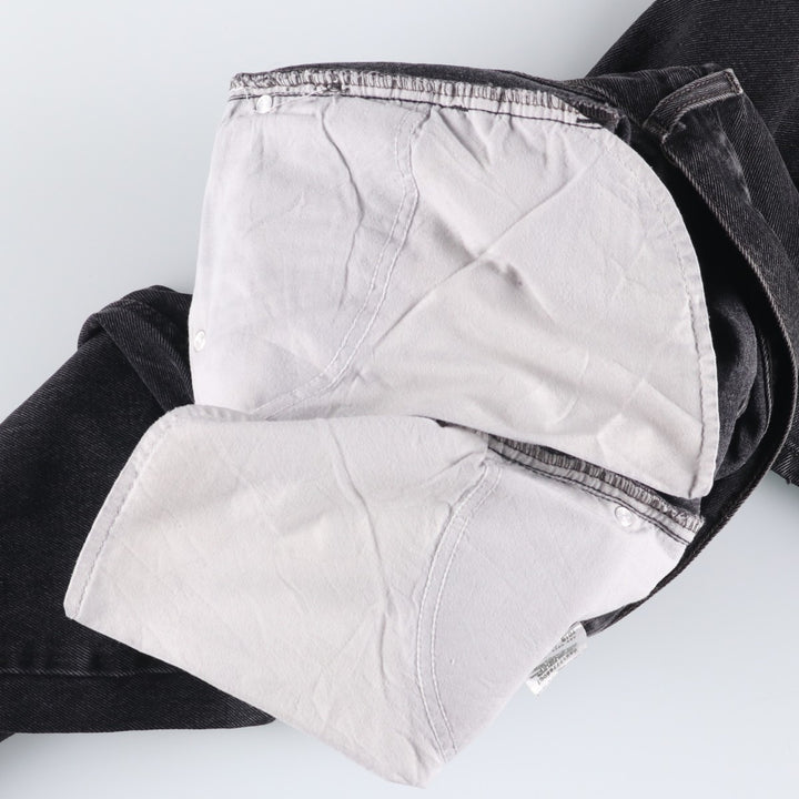 2000'S Levi's 505 Regular Fit Black Denim Tapered Denim Pants, Men's Size 34 cotton black type Vintage Second Hand