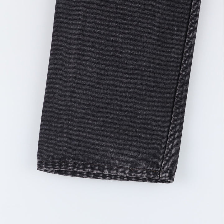 2000'S Levi's 505 Regular Fit Black Denim Tapered Denim Pants, Men's Size 34 cotton black type Vintage Second Hand