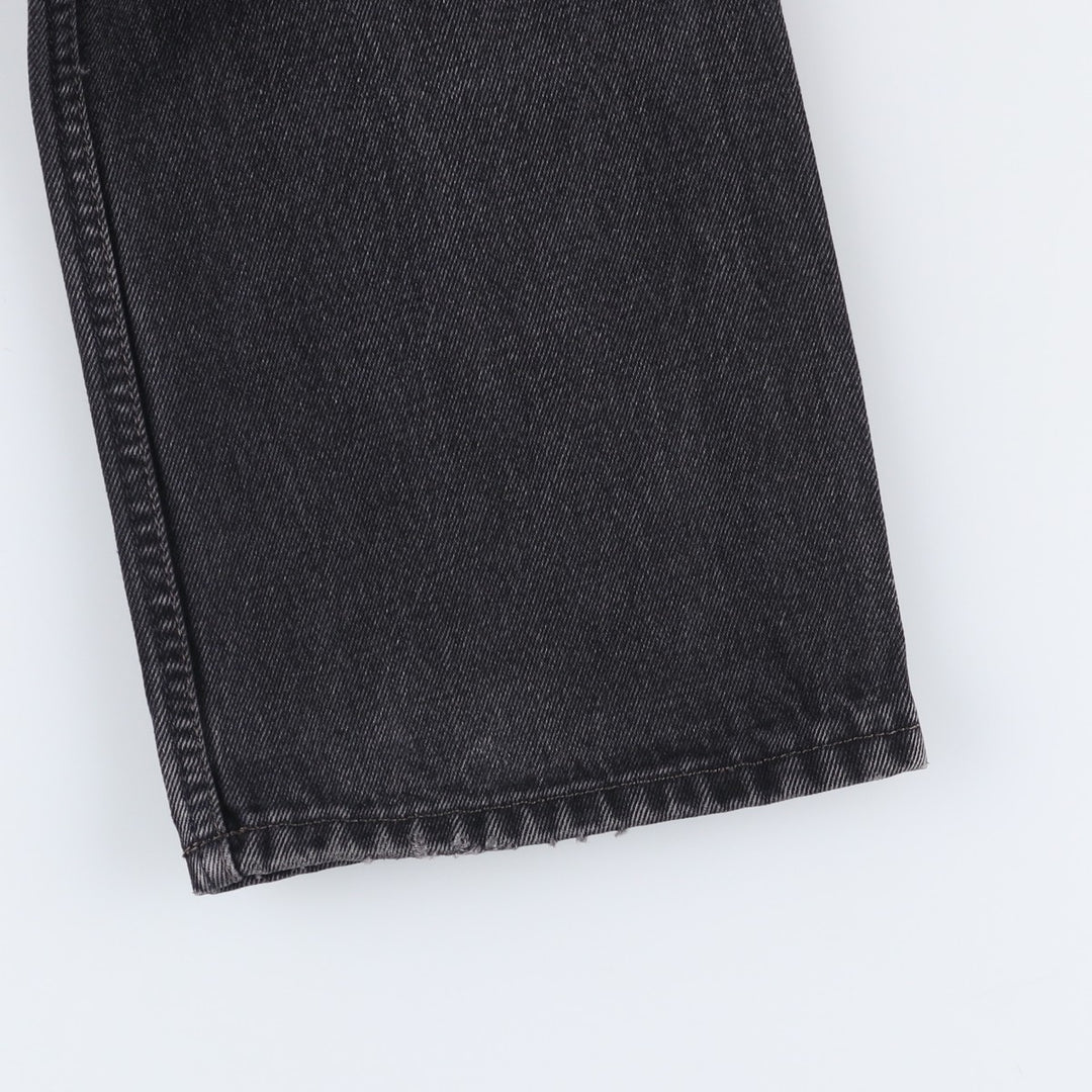 2000'S Levi's 505 Regular Fit Black Denim Tapered Denim Pants, Men's Size 34 cotton black type Vintage Second Hand