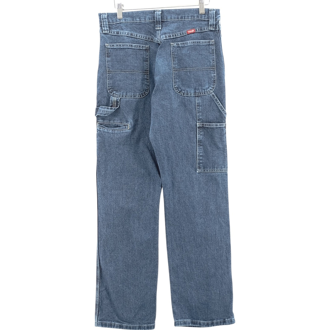 00'S Wrangler Denim Painter Pants Men's W31 equivalent cotton blue type Vintage Second Hand