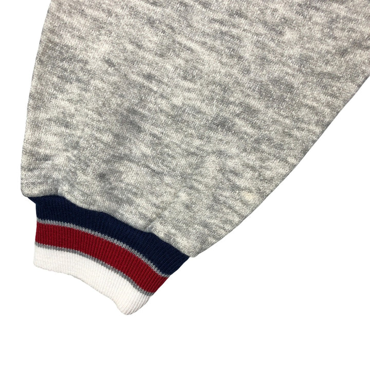 BASSETT WALKER plain blank sweatshirt, made in the USA, men's size L acrylic gray type Vintage Second Hand