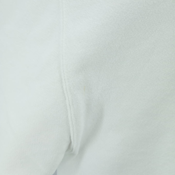 Vintage 90'S Alore plain blank sweatshirt, made in the USA, men's size L cotton white type Vintage Second Hand