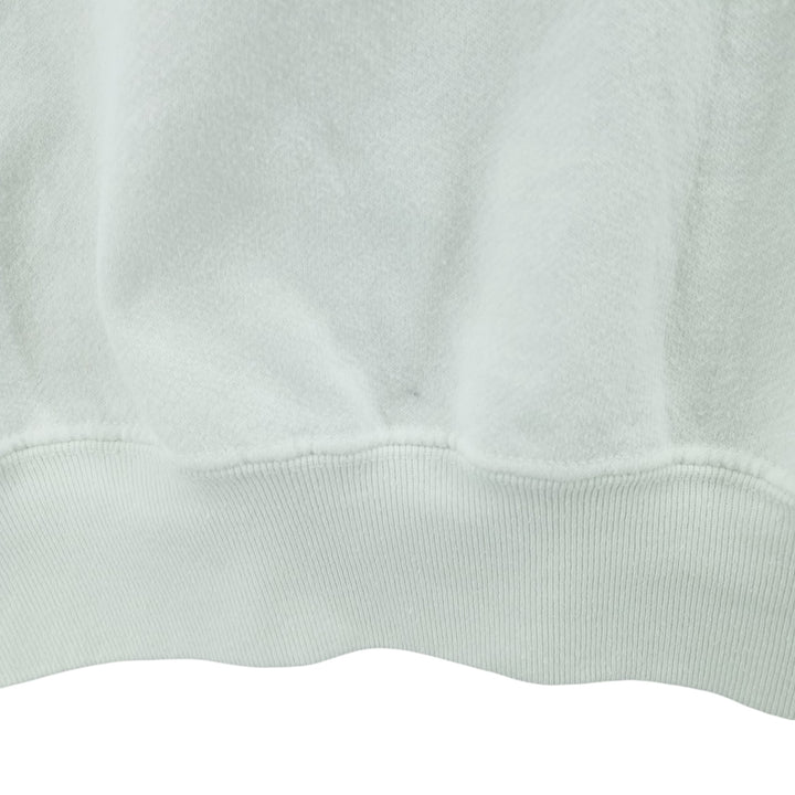 Vintage 90'S Alore plain blank sweatshirt, made in the USA, men's size L cotton white type Vintage Second Hand