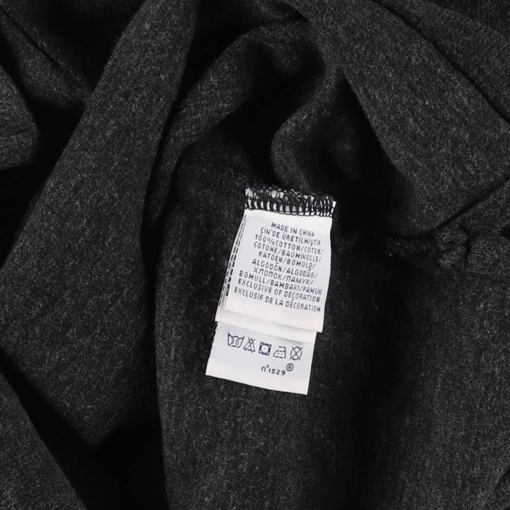 Ralph Lauren POLO RALPH LAUREN Half-zip sweatshirt, sweatshirt, men's size L cotton Charcoal Vintage Second Hand