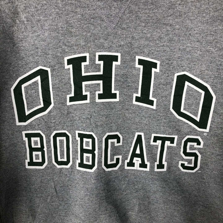 2000'S ~ Russell OHIO Ohio University College Sweatshirt, Men's Size L polyester gray type Vintage Second Hand
