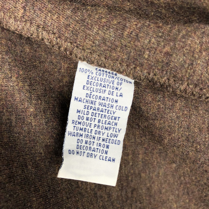 Ralph Lauren POLO RALPH LAUREN shawl collar half-button sweatshirt, men's size L cotton brown type Vintage Second Hand