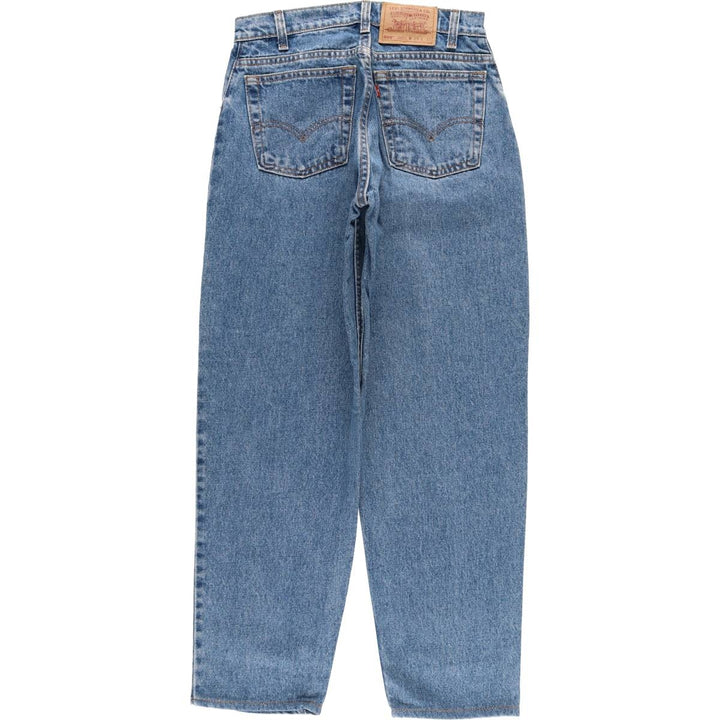 90'S Levi's 560 Relaxed Fit Tapered Leg Denim Pants, Made in USA, Men's, Size W29, Vintage cotton blue type Vintage Second Hand