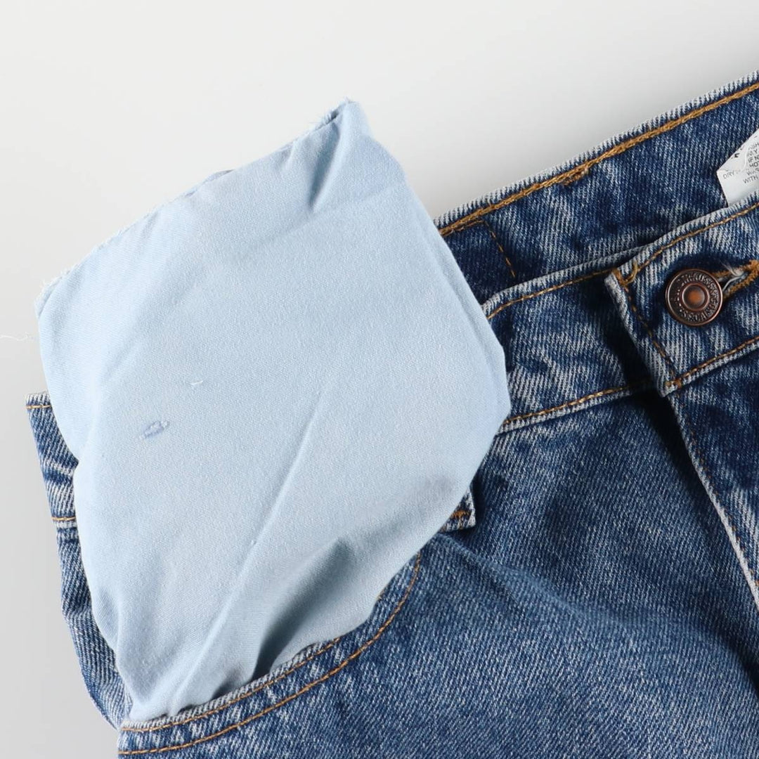 90'S Levi's 560 Relaxed Fit Tapered Leg Denim Pants, Made in USA, Men's, Size W29, Vintage cotton blue type Vintage Second Hand