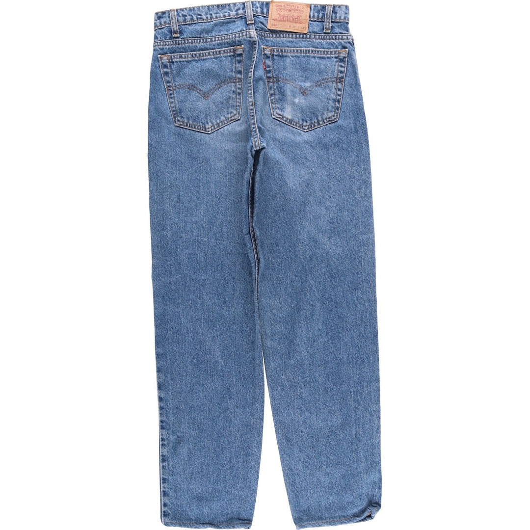 90s-00'S Levi's 50550-4891 Relaxed Fit Tapered Leg Denim Pants, Made in Canada, Men's, Size W30, Vintage cotton blue type Vintage Second Hand