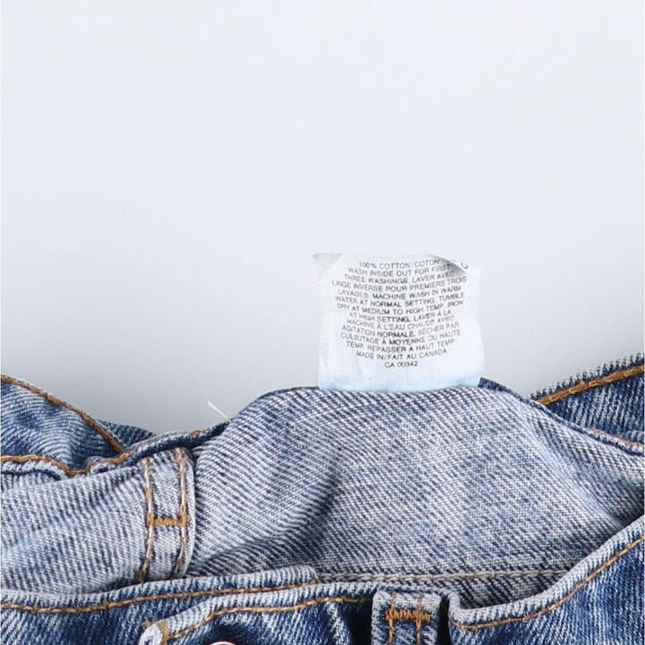 90s-00'S Levi's 50550-4891 Relaxed Fit Tapered Leg Denim Pants, Made in Canada, Men's, Size W30, Vintage cotton blue type Vintage Second Hand