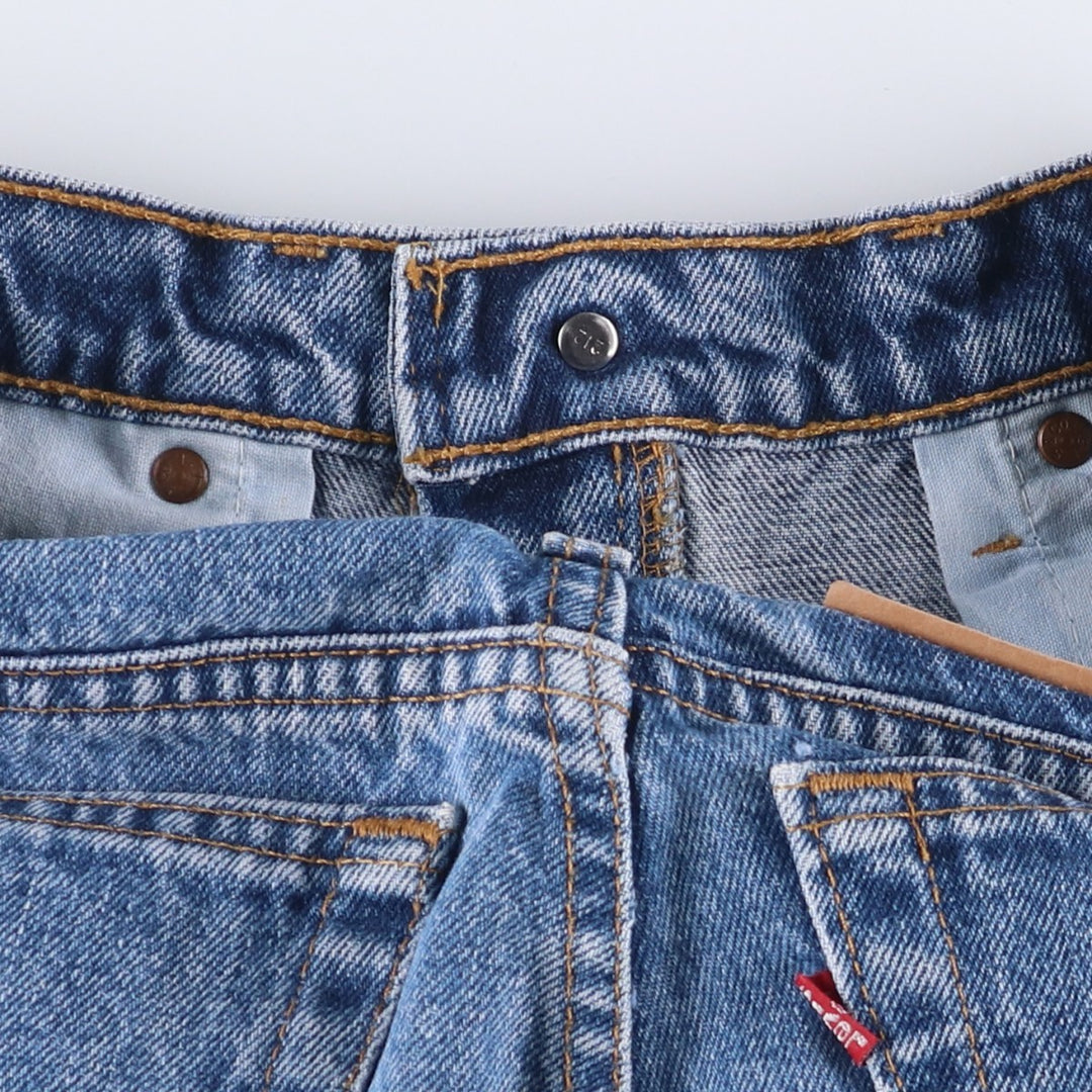 90s-00'S Levi's 50550-4891 Relaxed Fit Tapered Leg Denim Pants, Made in Canada, Men's, Size W30, Vintage cotton blue type Vintage Second Hand