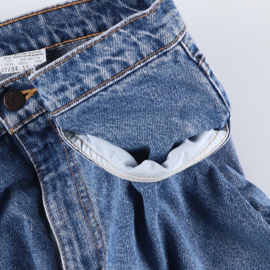 90s-00'S Levi's 50550-4891 Relaxed Fit Tapered Leg Denim Pants, Made in Canada, Men's, Size W30, Vintage cotton blue type Vintage Second Hand