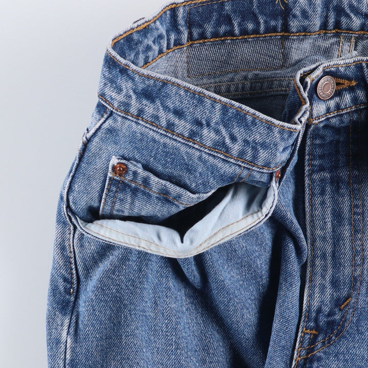 90s-00'S Levi's 50550-4891 Relaxed Fit Tapered Leg Denim Pants, Made in Canada, Men's, Size W30, Vintage cotton blue type Vintage Second Hand
