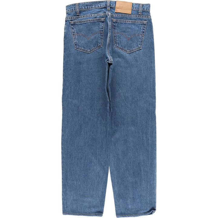 Levi's 550 Relaxed Fit Tapered Leg Denim Pants, Made in Canada, Men's Size 34 cotton blue type Vintage Second Hand