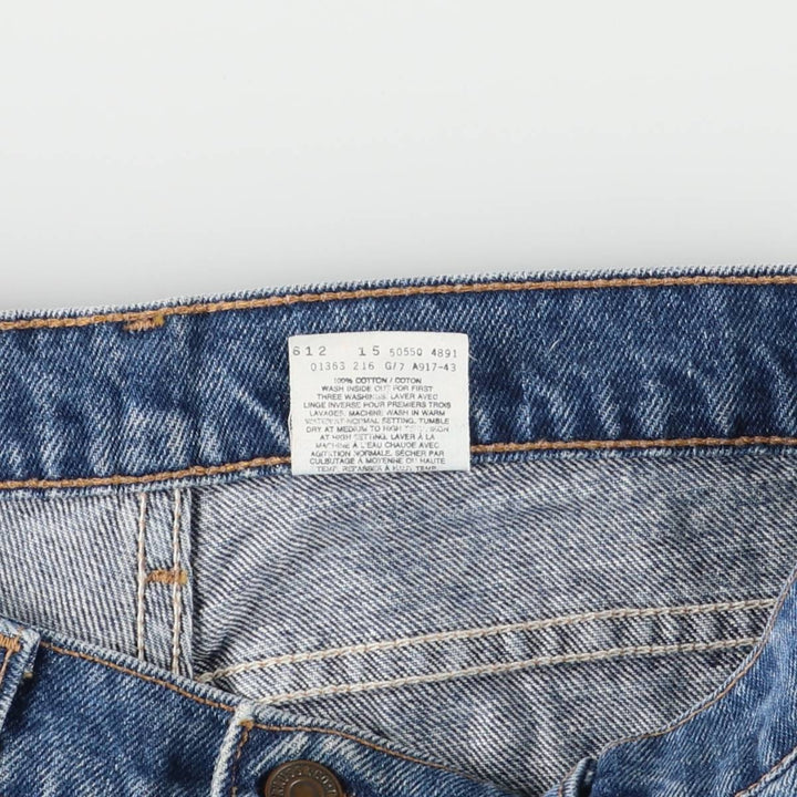 Levi's 550 Relaxed Fit Tapered Leg Denim Pants, Made in Canada, Men's Size 34 cotton blue type Vintage Second Hand
