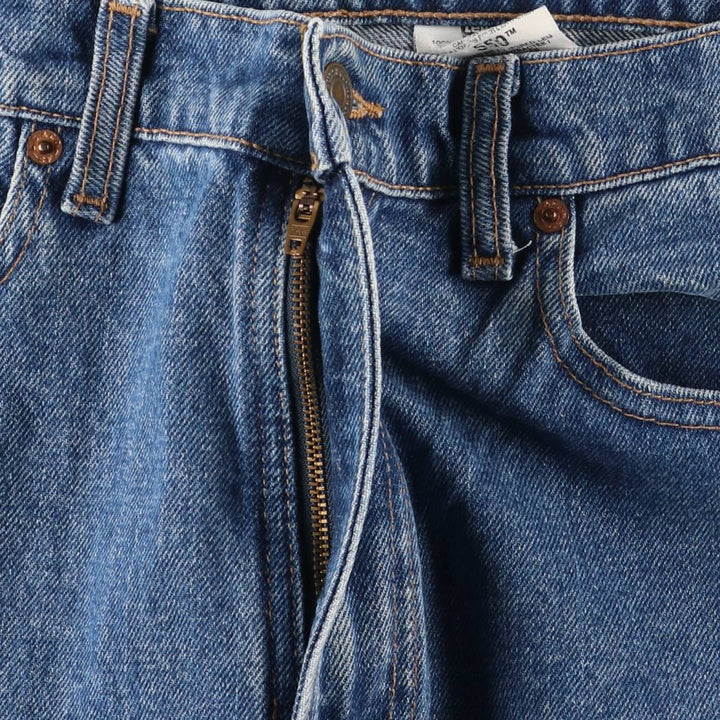 Levi's 550 Relaxed Fit Tapered Leg Denim Pants, Made in Canada, Men's Size 34 cotton blue type Vintage Second Hand