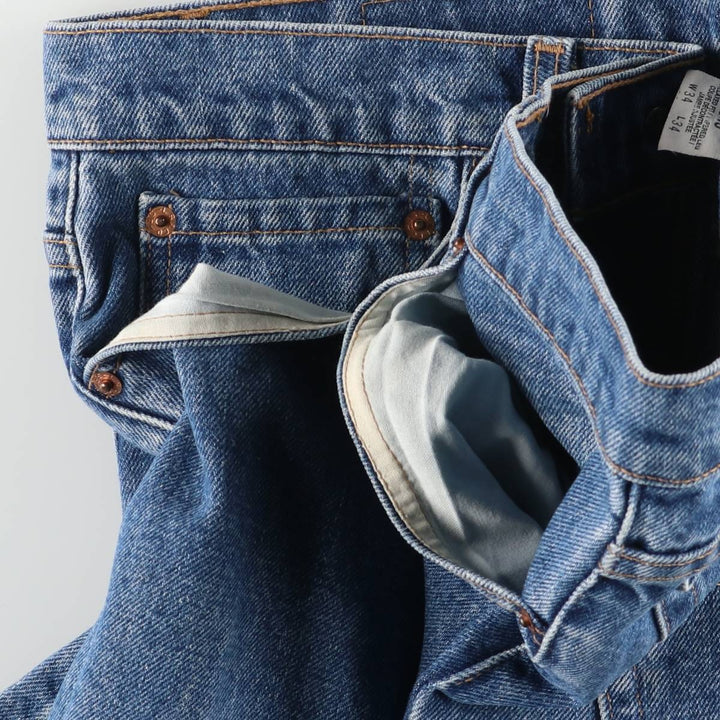 Levi's 550 Relaxed Fit Tapered Leg Denim Pants, Made in Canada, Men's Size 34 cotton blue type Vintage Second Hand