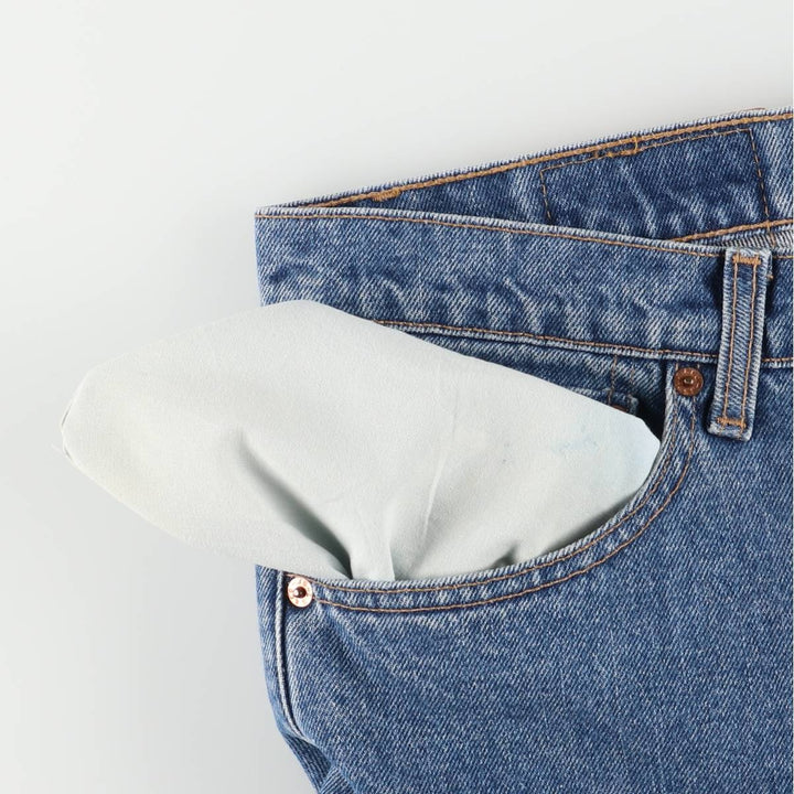 Levi's 550 Relaxed Fit Tapered Leg Denim Pants, Made in Canada, Men's Size 34 cotton blue type Vintage Second Hand