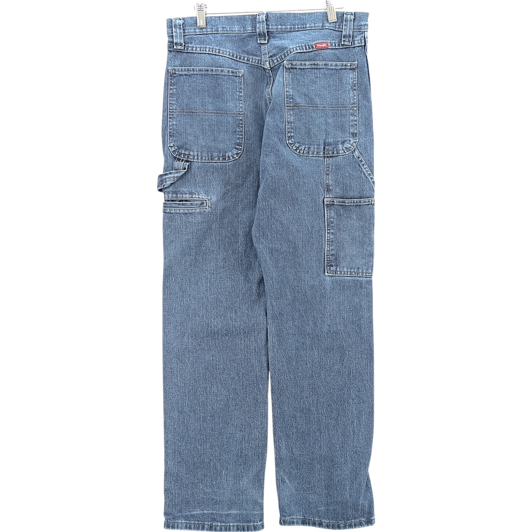 00'S Wrangler Denim Painter Pants Men's W32 equivalent cotton blue type Vintage Second Hand