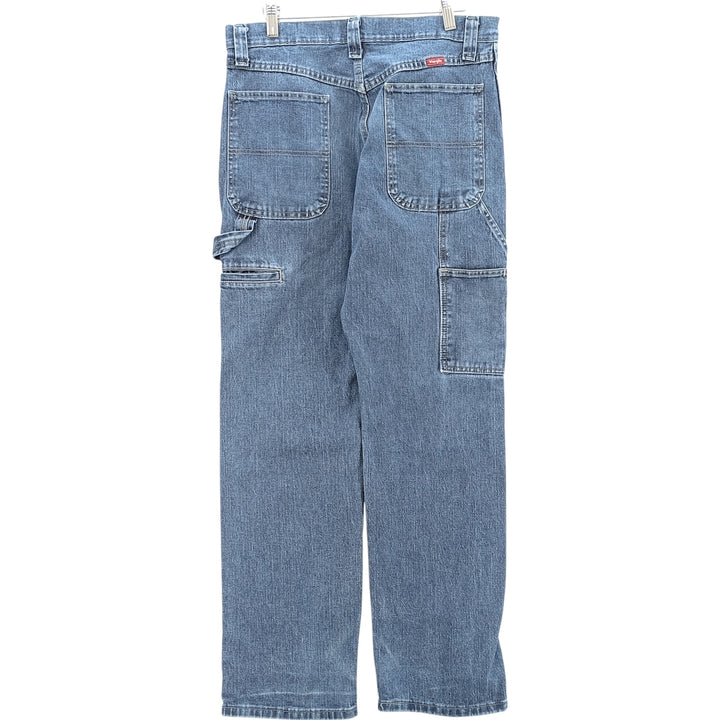 00'S Wrangler Denim Painter Pants Men's W32 equivalent cotton blue type Vintage Second Hand