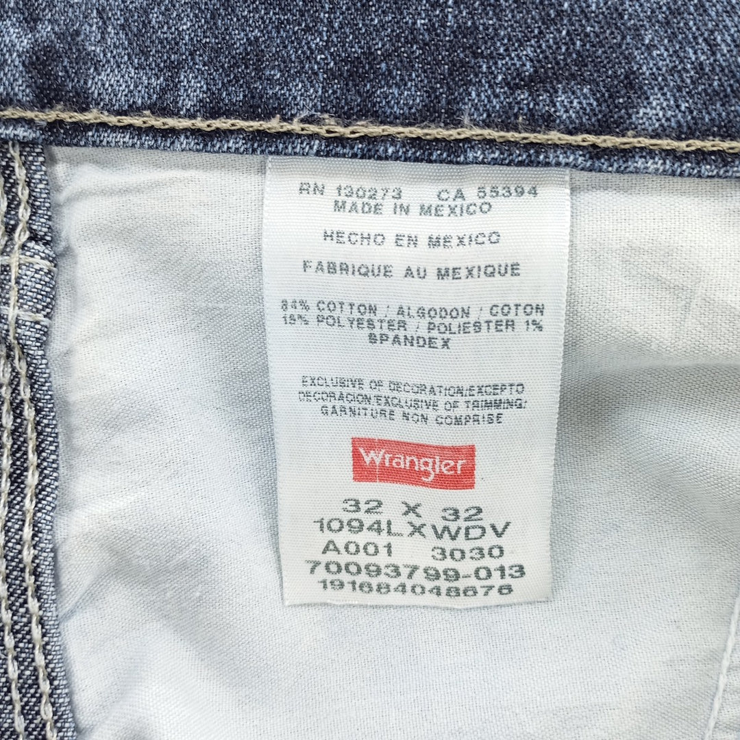 00'S Wrangler Denim Painter Pants Men's W32 equivalent cotton blue type Vintage Second Hand
