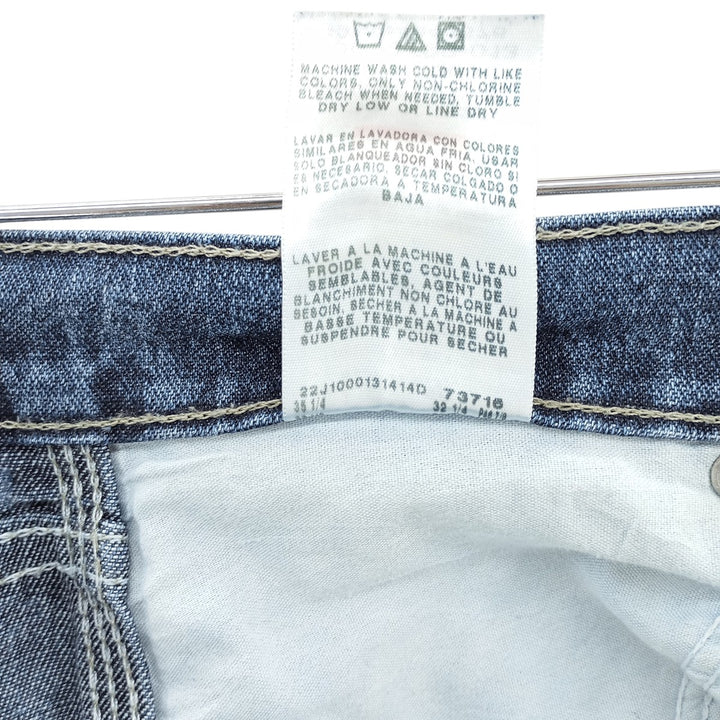 00'S Wrangler Denim Painter Pants Men's W32 equivalent cotton blue type Vintage Second Hand