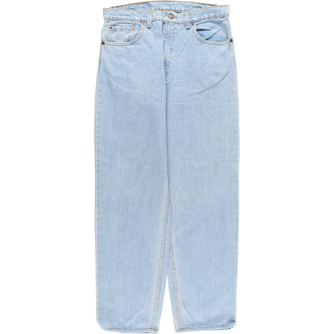 Levi's 550 Relaxed Fit Tapered Leg Denim Pants, Made in the USA, Men's Size 33 cotton blue type Vintage Second Hand