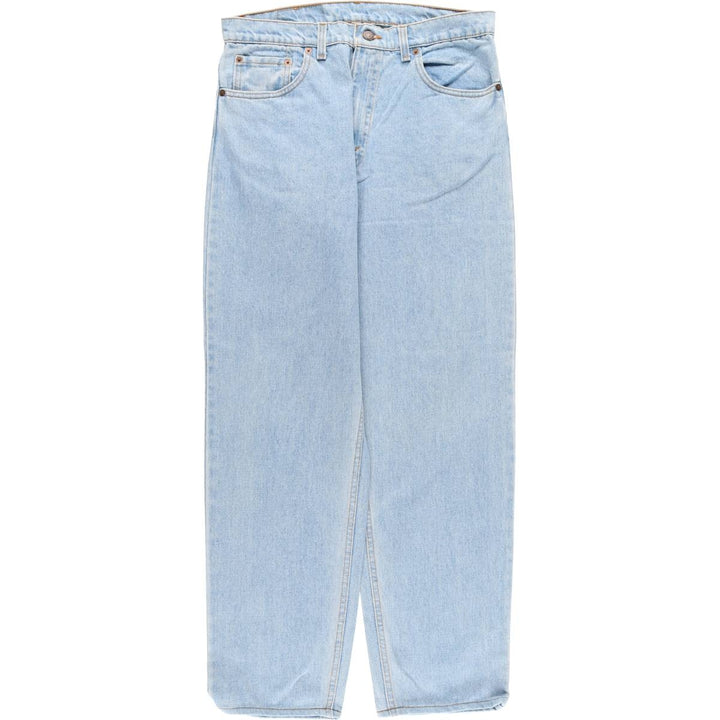 Levi's 550 Relaxed Fit Tapered Leg Denim Pants, Made in the USA, Men's Size 33 cotton blue type Vintage Second Hand