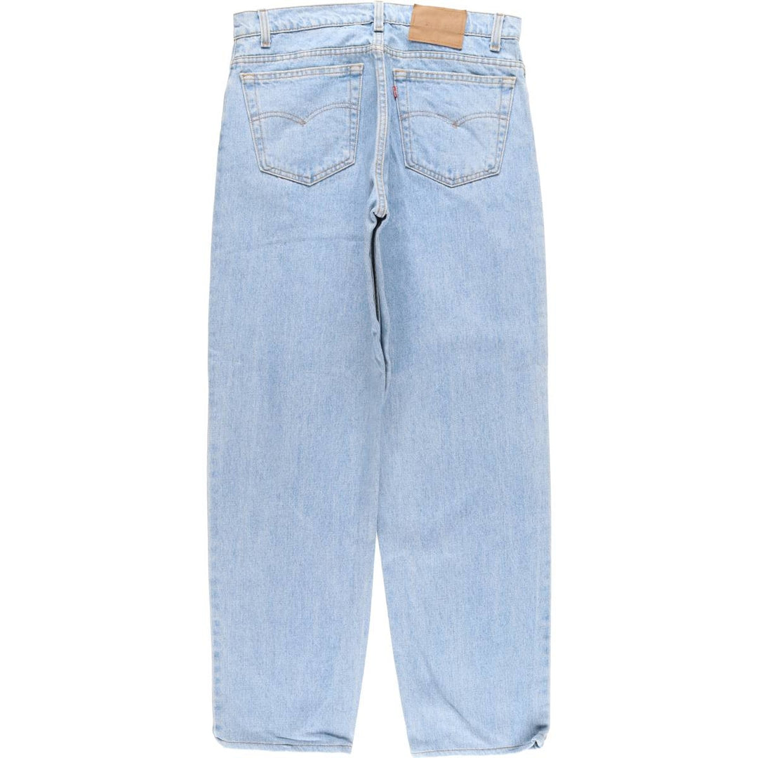 Levi's 550 Relaxed Fit Tapered Leg Denim Pants, Made in the USA, Men's Size 33 cotton blue type Vintage Second Hand