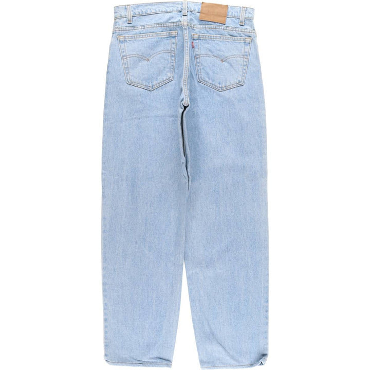 Levi's 550 Relaxed Fit Tapered Leg Denim Pants, Made in the USA, Men's Size 33 cotton blue type Vintage Second Hand