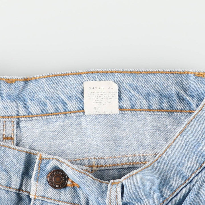 Levi's 550 Relaxed Fit Tapered Leg Denim Pants, Made in the USA, Men's Size 33 cotton blue type Vintage Second Hand