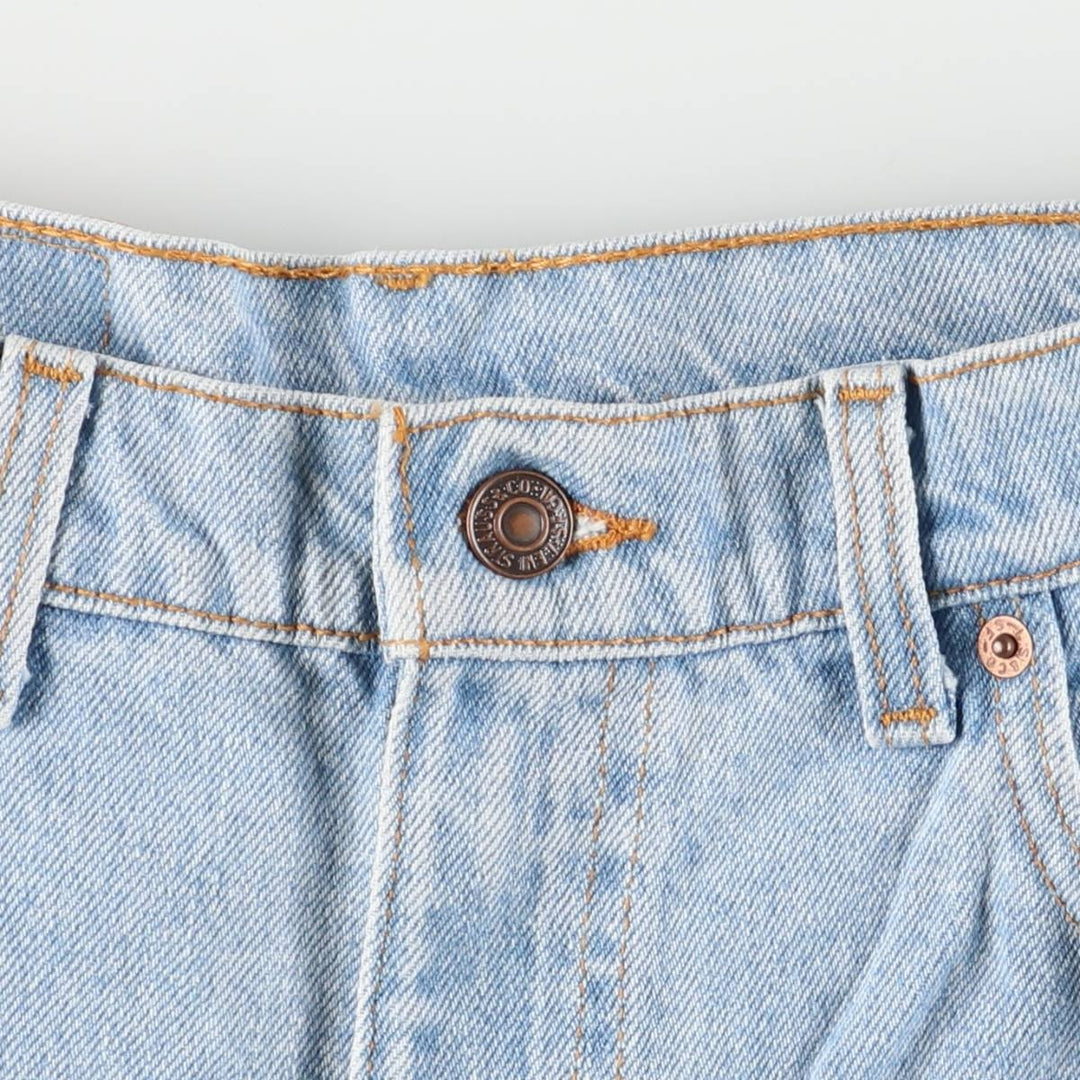 Levi's 550 Relaxed Fit Tapered Leg Denim Pants, Made in the USA, Men's Size 33 cotton blue type Vintage Second Hand