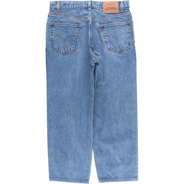 2000'S Levi's 43901-7212 Relaxed Straight Leg Tapered Denim Pants, Men's, Size W33 cotton blue type Vintage Second Hand