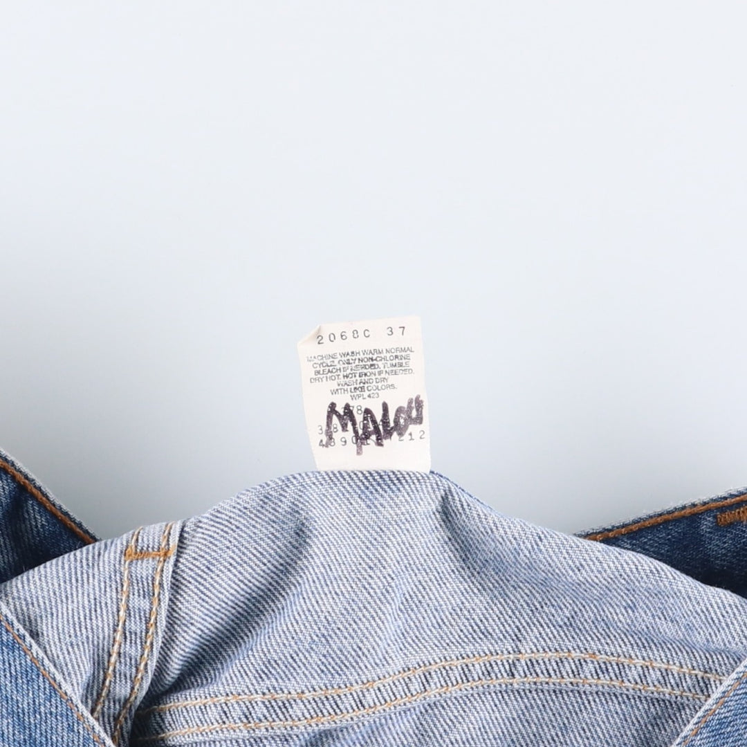 2000'S Levi's 43901-7212 Relaxed Straight Leg Tapered Denim Pants, Men's, Size W33 cotton blue type Vintage Second Hand