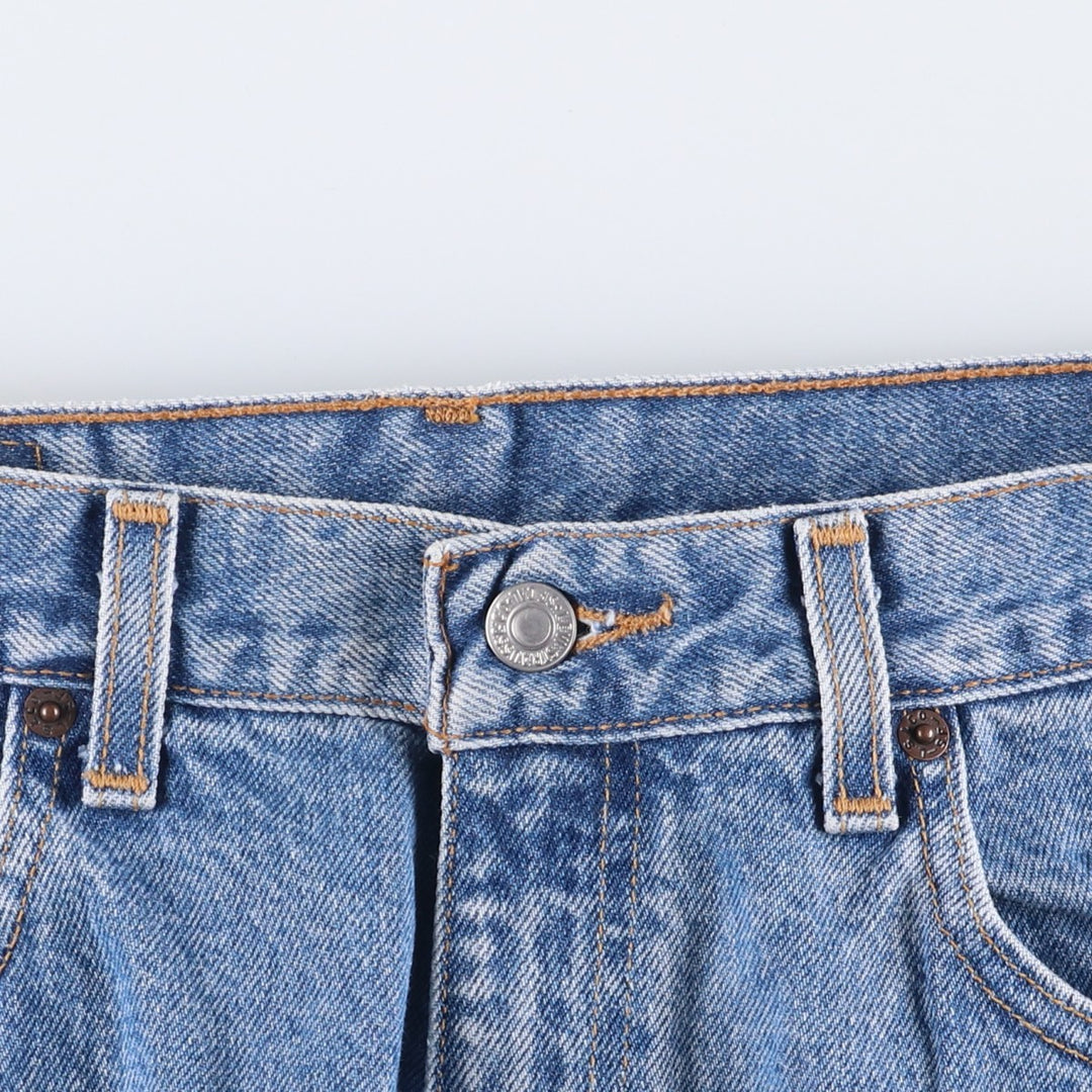 2000'S Levi's 43901-7212 Relaxed Straight Leg Tapered Denim Pants, Men's, Size W33 cotton blue type Vintage Second Hand