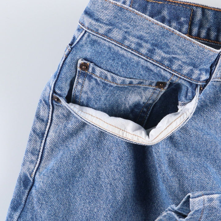 2000'S Levi's 43901-7212 Relaxed Straight Leg Tapered Denim Pants, Men's, Size W33 cotton blue type Vintage Second Hand