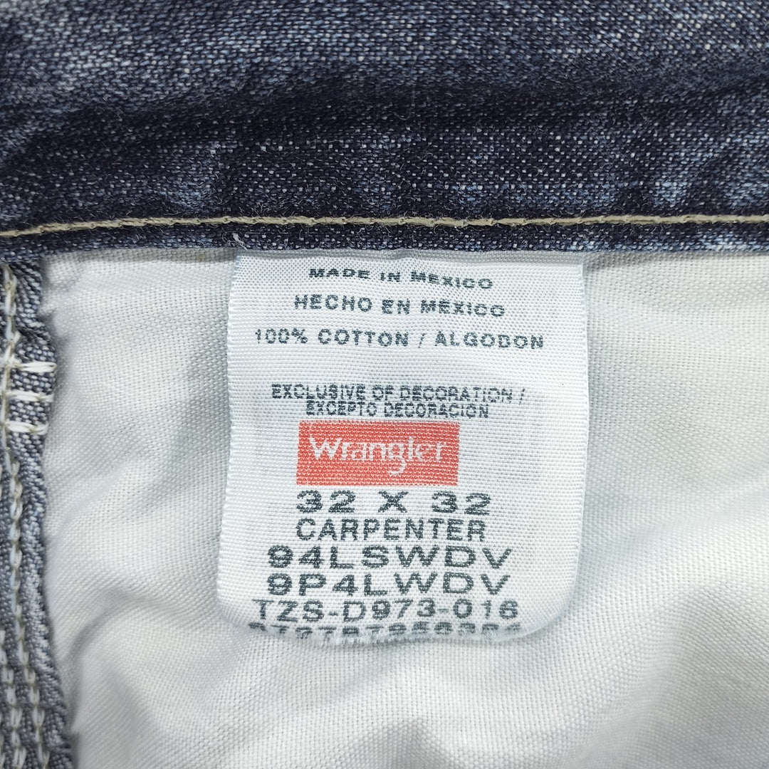 2000'S Wrangler Carpenter Denim Painter Pants, Men's, Size W31 cotton blue type Vintage Second Hand