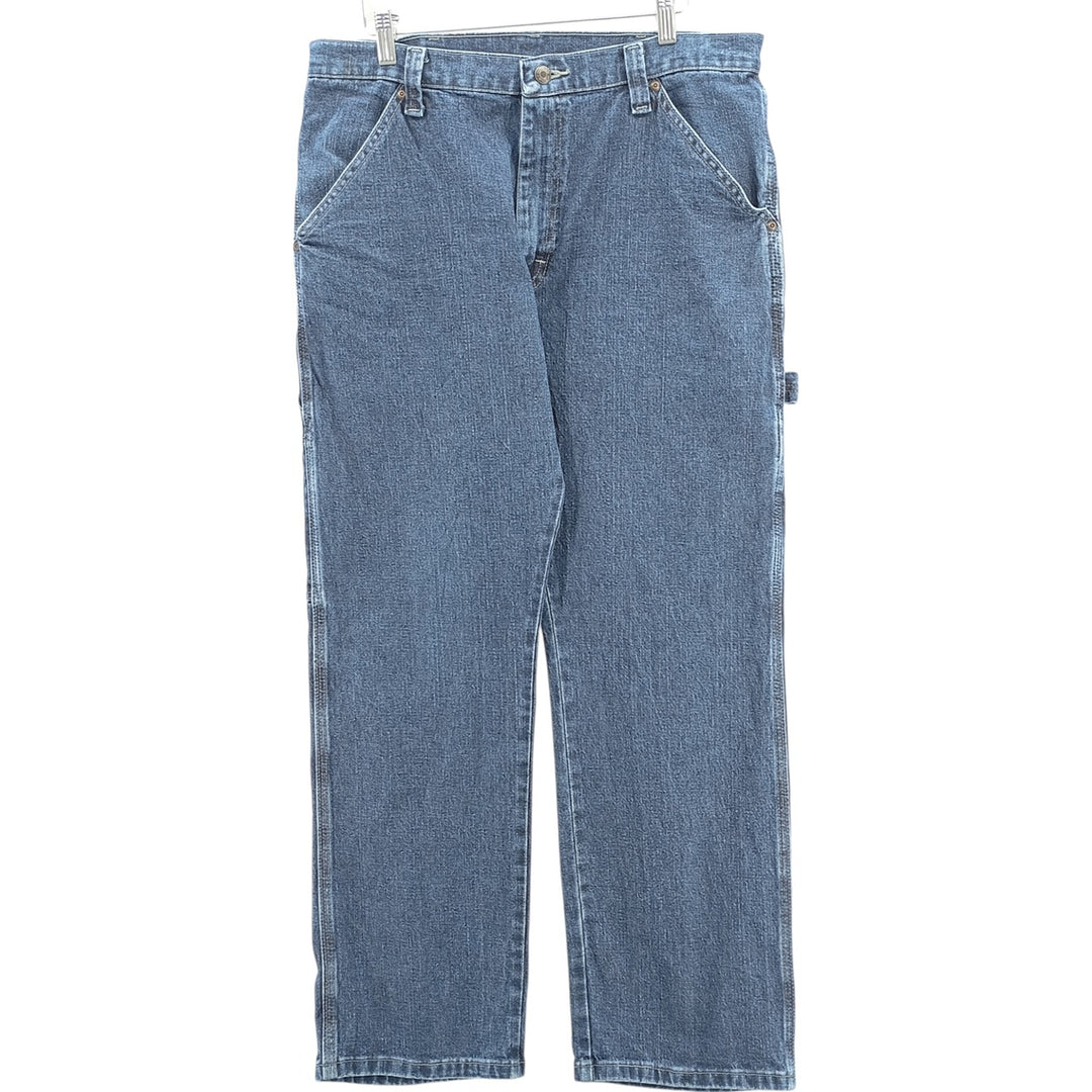 00'S Wrangler Denim Painter Pants Men's W34 cotton blue type Vintage Second Hand