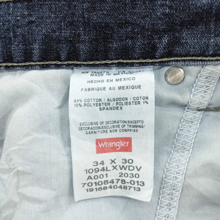 00'S Wrangler Denim Painter Pants Men's W34 cotton blue type Vintage Second Hand