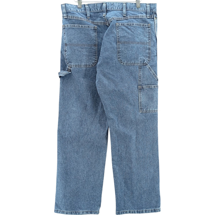 2000'S Wrangler Authentics Denim Painter Pants, Men's, Size W35 cotton blue type Vintage Second Hand