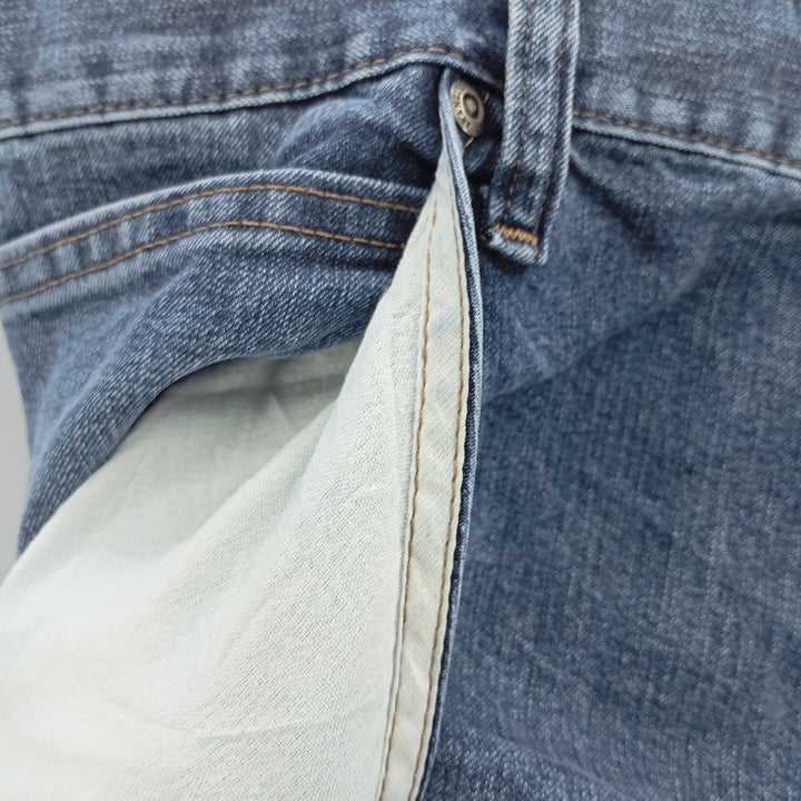 2000'S Wrangler Authentics Denim Painter Pants, Men's, Size W35 cotton blue type Vintage Second Hand