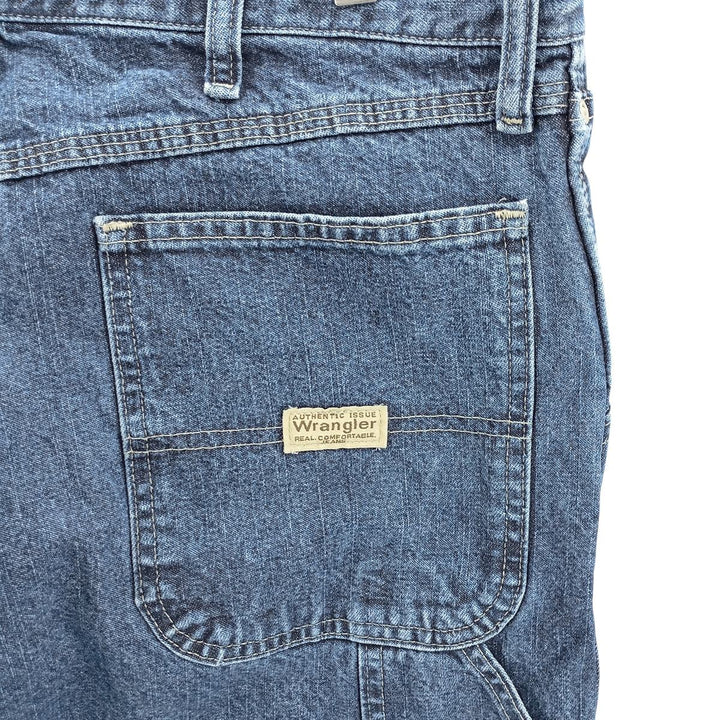 00'S Wrangler CARPENTER denim painter pants for men, equivalent to W34 cotton blue type Vintage Second Hand