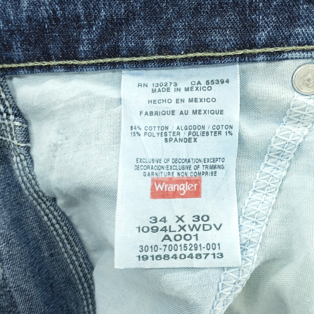 00'S Wrangler Denim Painter Pants Men's W35 cotton blue type Vintage Second Hand