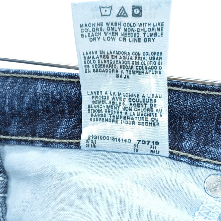00'S Wrangler Denim Painter Pants Men's W35 cotton blue type Vintage Second Hand