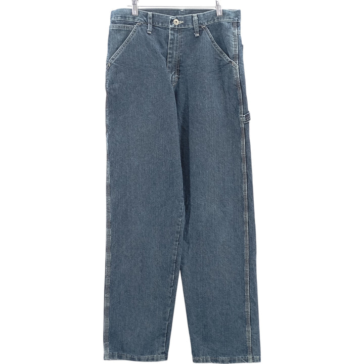 00'S Wrangler CARPENTER denim painter pants for men, equivalent to W32 cotton blue type Vintage Second Hand