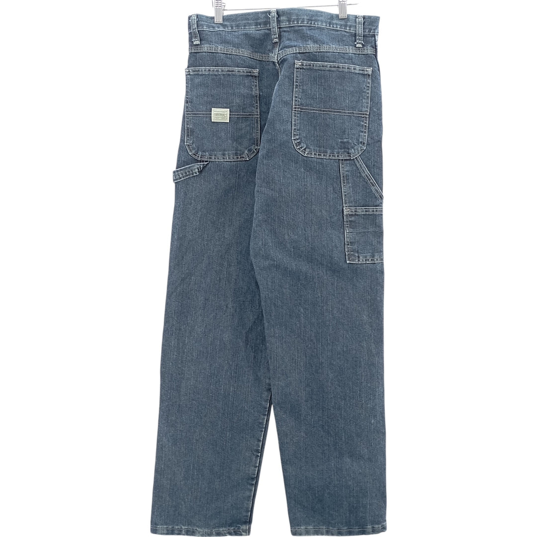 00'S Wrangler CARPENTER denim painter pants for men, equivalent to W32 cotton blue type Vintage Second Hand