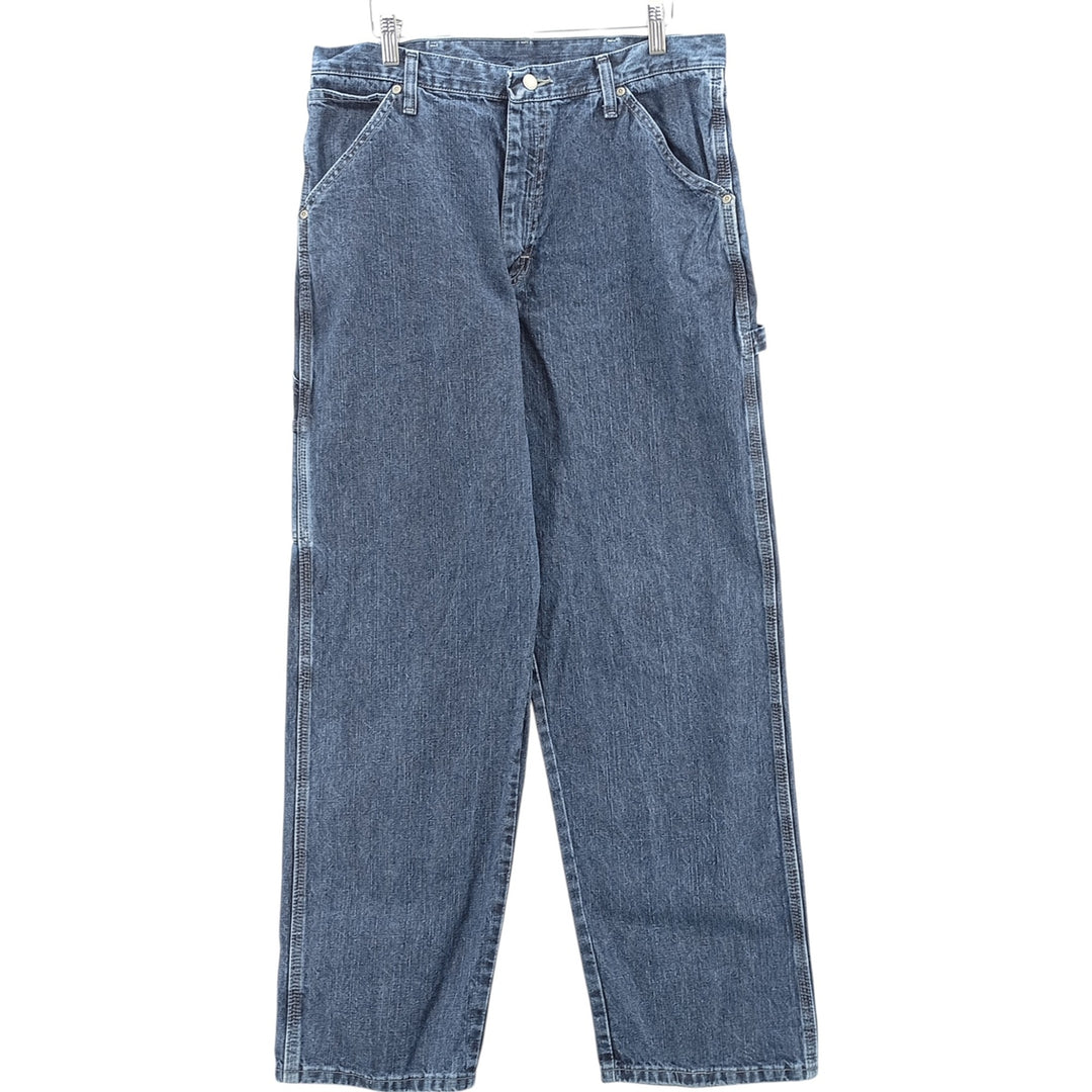 00'S Wrangler CARPENTER denim painter pants for men, equivalent to W34 cotton blue type Vintage Second Hand