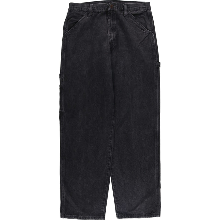 Rustler Denim Painter Pants for Men (W31 equivalent) cotton black type Vintage Second Hand