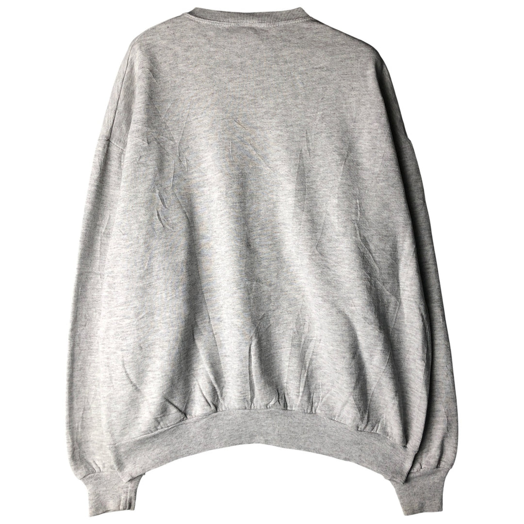 80s-90'S Jerzees Plain Blank Sweatshirt Trainer Made in USA Men's XL Vintage cotton gray type Vintage Second Hand